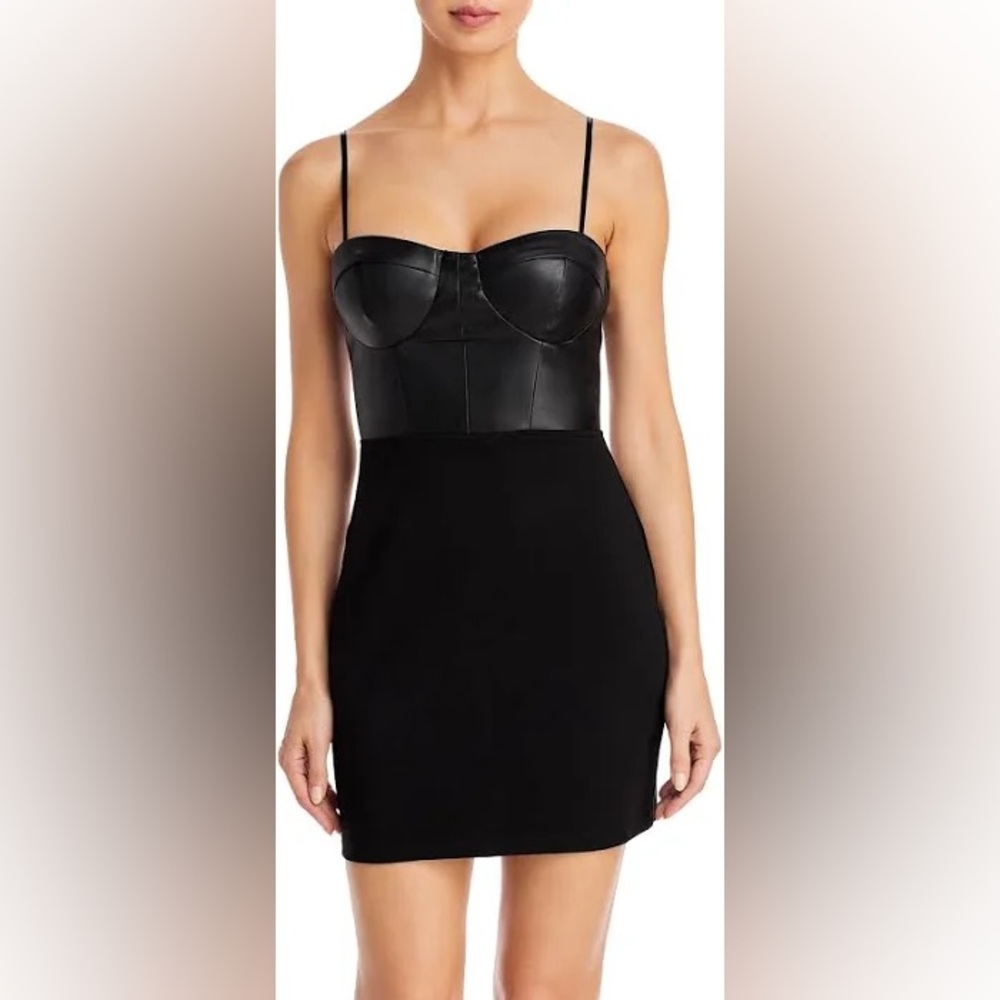 NWT Bloomingdale’s Aqua Corset Mini Dress